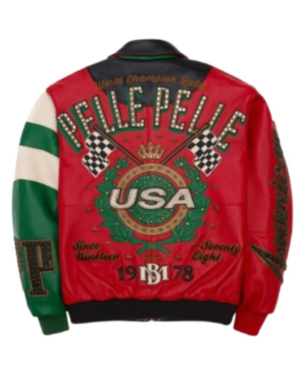 Premium PellePelle "Daytona Special" USA Limited Edition Leather Bomber Jacket