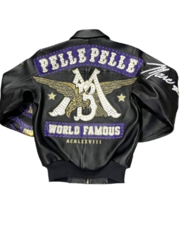 PellePelle "World Famous" Limited Edition Leather Bomber Jacket