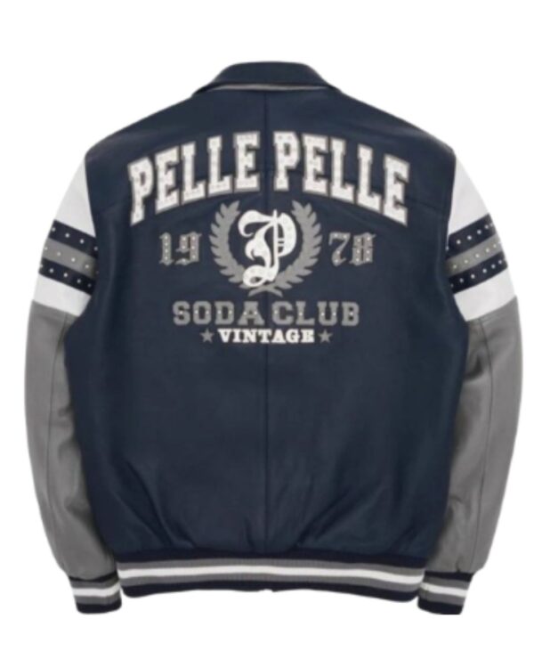 PellePelle "Soda Club" Vintage Leather Bomber Jacket