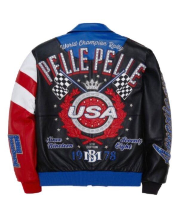 PellePelle "Daytona Special" USA Limited Edition Leather Bomber Jacket