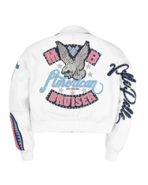 Premium PellePelle "American Bruiser" Limited Edition Leather Bomber Jacket