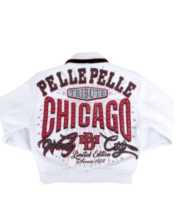 PellePelle "Chicago Tribute" Limited Edition Leather Bomber Jacket