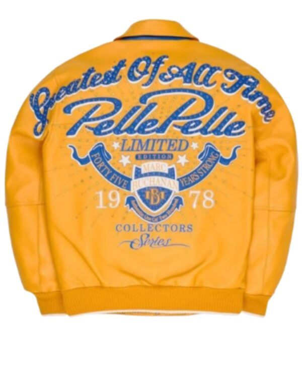 Premium PellePelle Collector’s Edition Leather Bomber Jacket - Limited Edition