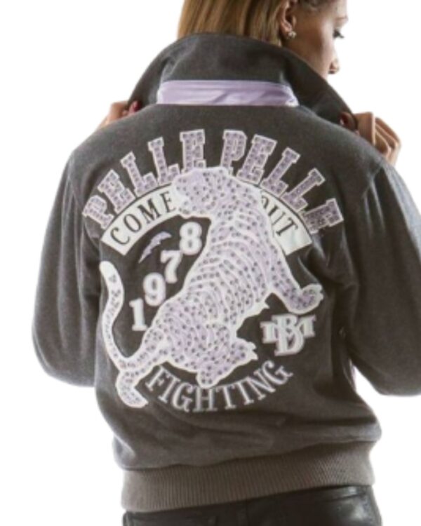 PellePelle "Come Out Fighting 1978" Charcoal Grey Wool Jacket