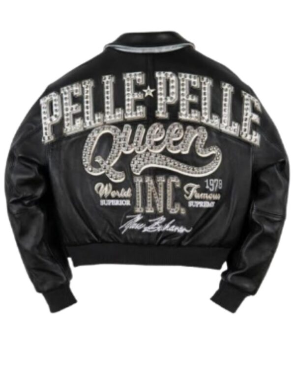 PellePelle "Queen INC. 1978" Black Bomber Jacket