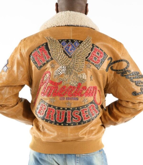 PellePelle "American Bruiser" Light Brown Bomber Jacket