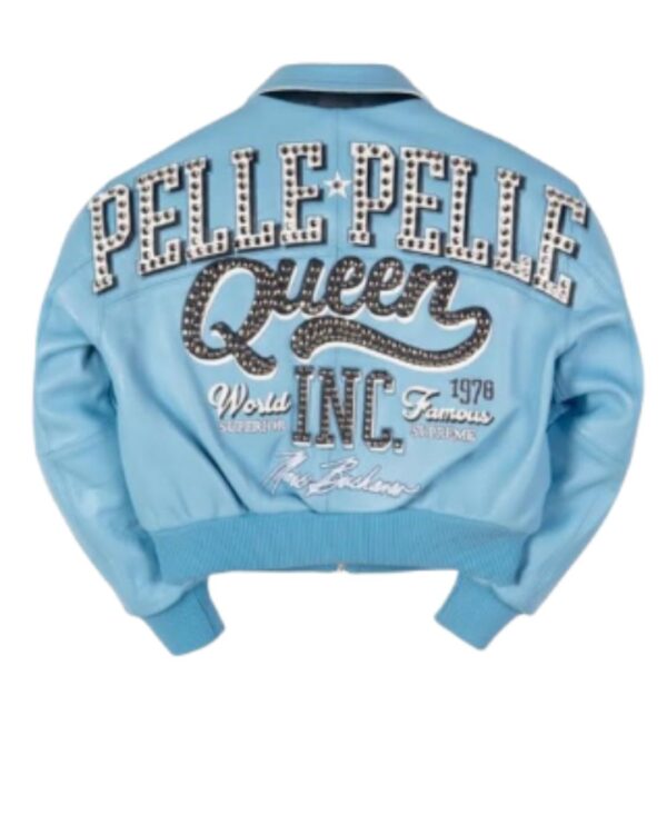 PellePelle "Queen INC. 1978" Light Blue Bomber Jacket